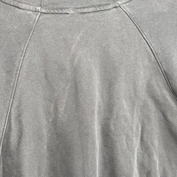 Nike Sweatshirt Women's Extra large Black White Full Zip Air Cropped Spellout - Picture 8 of 9